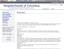 Tablet Screenshot of columbusneighborhoods.wikidot.com