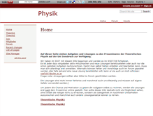 Tablet Screenshot of physik.wikidot.com