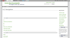 Desktop Screenshot of greendayencyclopedia.wikidot.com