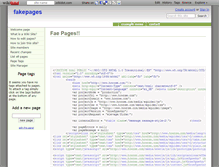 Tablet Screenshot of fakepages.wikidot.com