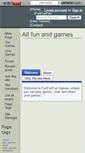 Mobile Screenshot of funfunfungames.wikidot.com