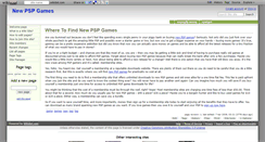 Desktop Screenshot of newpspgame.wikidot.com