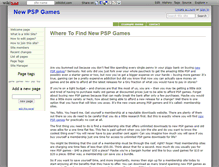 Tablet Screenshot of newpspgame.wikidot.com