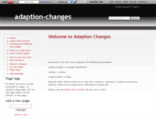Tablet Screenshot of adaption-changes.wikidot.com