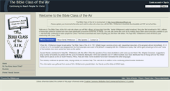Desktop Screenshot of bibleclassoftheair.wikidot.com
