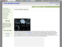 Tablet Screenshot of freezombiegames.wikidot.com