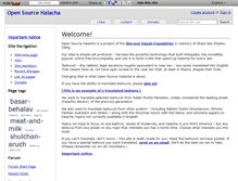 Tablet Screenshot of opensourcehalacha.wikidot.com