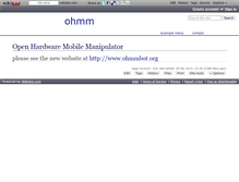 Tablet Screenshot of ohmm.wikidot.com