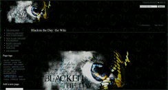 Desktop Screenshot of blackentheday.wikidot.com