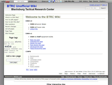 Tablet Screenshot of btrc.wikidot.com