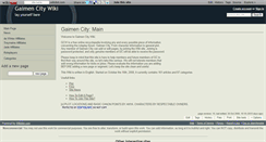 Desktop Screenshot of gaimencity.wikidot.com