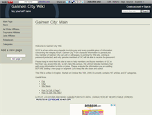 Tablet Screenshot of gaimencity.wikidot.com