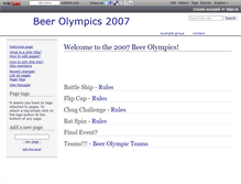 Tablet Screenshot of beerolympics.wikidot.com