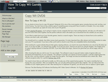 Tablet Screenshot of copywiidvds.wikidot.com