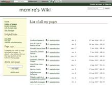 Tablet Screenshot of mcmire.wikidot.com