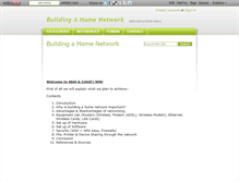 Tablet Screenshot of building-a-home-network.wikidot.com