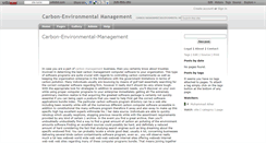 Desktop Screenshot of carbon-environmental-management.wikidot.com