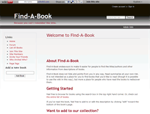 Tablet Screenshot of findabook.wikidot.com