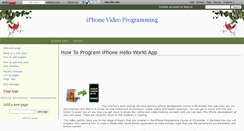 Desktop Screenshot of iphone-video-programming.wikidot.com
