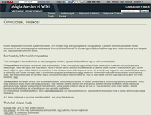 Tablet Screenshot of magiamesterei.wikidot.com