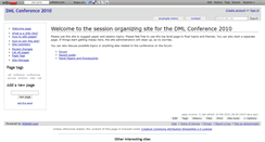 Desktop Screenshot of dmlconference2010.wikidot.com