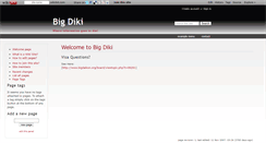 Desktop Screenshot of bigdiki.wikidot.com
