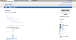 Desktop Screenshot of algorytmika.wikidot.com