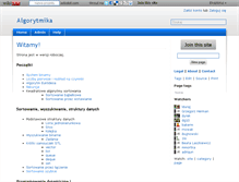 Tablet Screenshot of algorytmika.wikidot.com