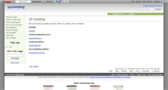 Desktop Screenshot of lpvoeding.wikidot.com