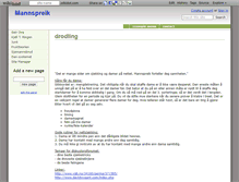 Tablet Screenshot of mannspreik.wikidot.com