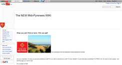 Desktop Screenshot of midi-pyrenees.wikidot.com