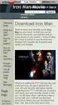 Mobile Screenshot of iron-man-movie.wikidot.com