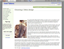 Tablet Screenshot of cool-tattoos.wikidot.com