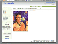 Tablet Screenshot of funwithmaths.wikidot.com