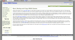 Desktop Screenshot of copyxboxgames.wikidot.com