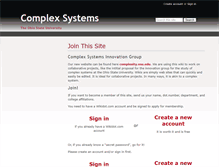 Tablet Screenshot of complex-systems.wikidot.com