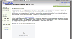Desktop Screenshot of internet-radio.wikidot.com