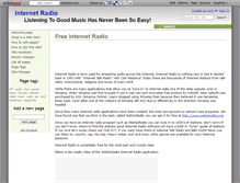 Tablet Screenshot of internet-radio.wikidot.com