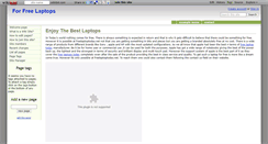 Desktop Screenshot of freelaptoptoday.wikidot.com