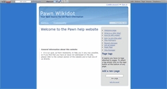 Desktop Screenshot of pawnhelp.wikidot.com