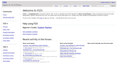 Desktop Screenshot of fizx.wikidot.com
