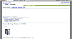 Desktop Screenshot of custompc.wikidot.com