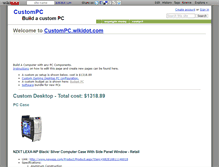 Tablet Screenshot of custompc.wikidot.com