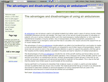 Tablet Screenshot of air-ambulance.wikidot.com