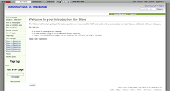 Desktop Screenshot of introtobible.wikidot.com