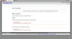 Desktop Screenshot of gay-boy-sex.wikidot.com
