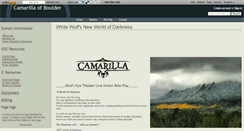 Desktop Screenshot of camboulder.wikidot.com