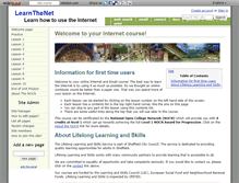 Tablet Screenshot of learnthenet.wikidot.com