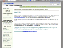 Tablet Screenshot of predev.wikidot.com