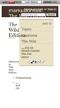 Mobile Screenshot of markuskimius.wikidot.com
